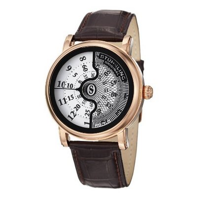 Stuhrling Original 526.3345K2 Eclipse X Date Brown