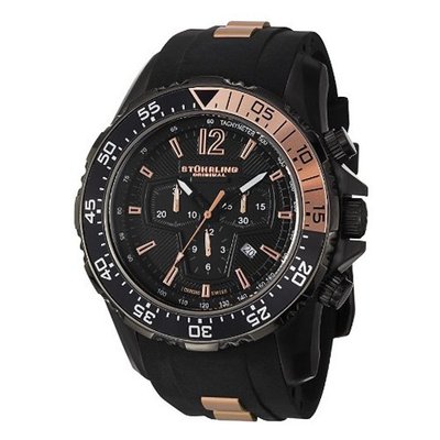 Stuhrling Original 529.33R741 Enterprise II Date Black