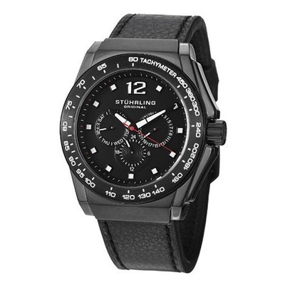 Stuhrling Original 535.33551 Concorso Tonneau Date Black