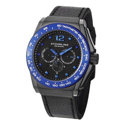 Stuhrling Original 535.33U51 Concorso Tonneau Date Black