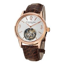 Stuhrling Original 542.334XK2 Cuvette Tourbillon Date Brown
