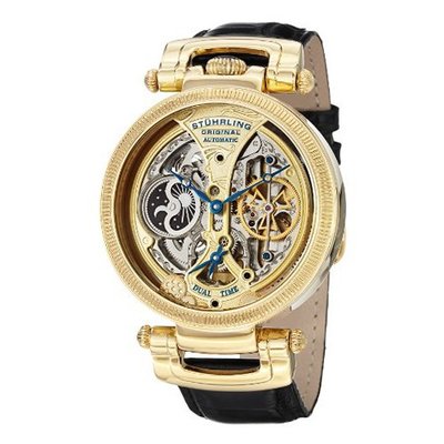 Stuhrling Original 590.333531 Emperor Luster Date Black