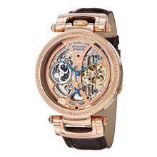 Stuhrling Original 590.3345K14 Emperor Luster Date Brown