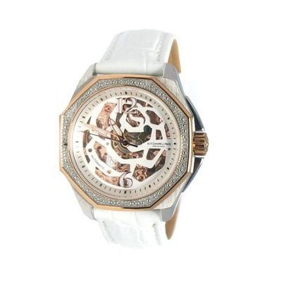 Stuhrling Skeleton Diamond in White