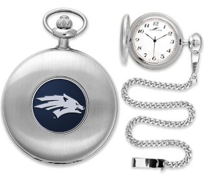 Nevada Wolfpack Silver Tone Pocket