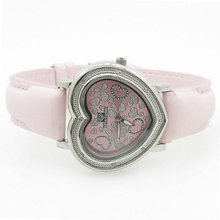 Super Techno Ladies Heart Diamond Pink