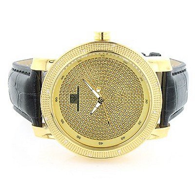 Yellow Gold Plated Diamond 0.12 ct