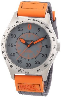 Superdry Gents Grey and Orange Sports