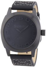 Superdry SYG128B Sou Wester Black Leather Strap