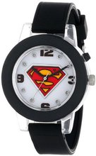 Superman Kids' SUP9065 Analog Display Analog Quartz Black