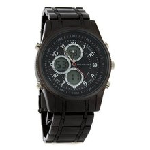 Structure 44mm Analog Digital Chronograph Black Finish Quartz 32673