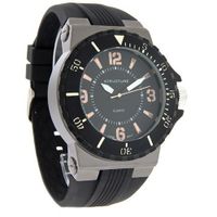 Structure by Surface 48mm Formula 1 Black Rubber Strap 32706