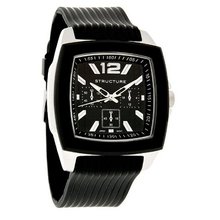 Structure By Surface Black Dial Multi-Function Design Quartz 32379