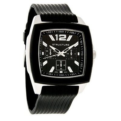 Structure By Surface Black Dial Multi-Function Design Quartz 32379
