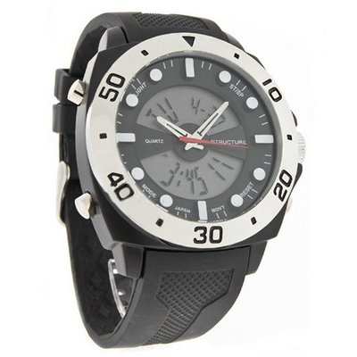 Structure by Surface Digital/Analog Multi-Function Rubber Strap 32662