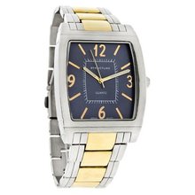 Structure by Surface Quartz 2Tone Rectangular Blue DIal Dress 32682