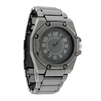 Structure by Surface Stainless Steel Black Ion Quartz 32548