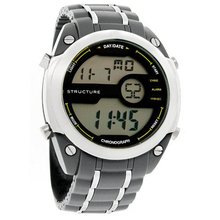 Structure by Surface XL Digital Alarm Chrono Gray Sport Quartz 32354