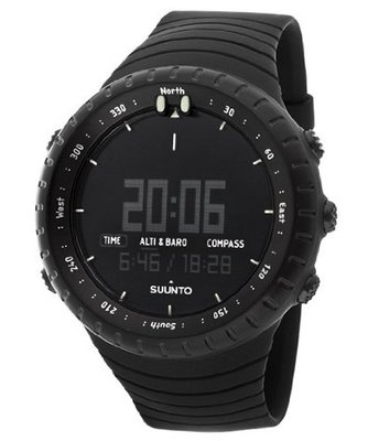 uSuunto Digital Core Multi-Function Black Silicone 