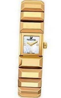 NEW in Box $675 SWAROVSKI Crystal Gold Baguette Bracelet 999987