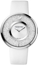Swarovski Crystalline White Dial Calfskin Leather Strap Quartz Ladies 1135989