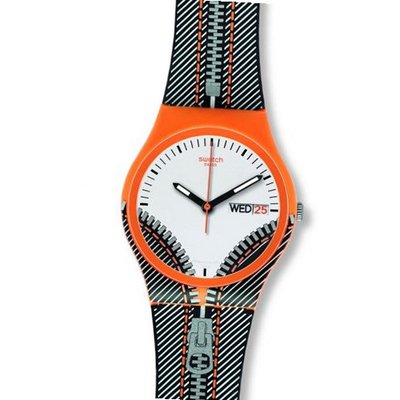 S Follow Up White Dial Grey Rubber Unisex GO701