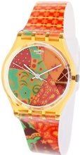 S GO112 Sochi Olympic Games Orange Analog Dial Plastic Unisex NEW