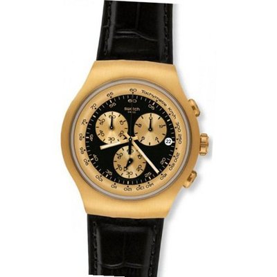 S Golden Hide Black Chronograph - YOG403