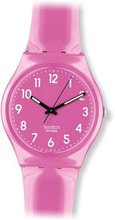 S GP128 Quartz Plastic Pink Dial