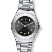 S Irony Be Surprised Black Dial Stainless Steel Ladies YSS279G