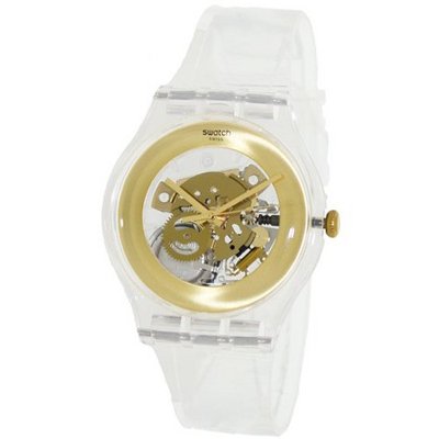 S Originals Girl Ghost Skeleton Dial Transparent Plastic SUOK106