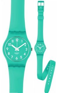 S Originals LL115 Green Rubber Quartz with Green Dial