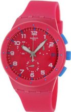 S Originals Pink Frame Chronograph Pink Silicone Unisex SUSR401