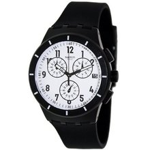 S Originals Twice Again Black White Dial Chronograph SUSB401