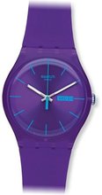 S SUOV702 Quartz Purple Dial Date Plastic