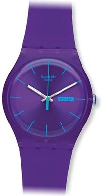 S SUOV702 Quartz Purple Dial Date Plastic