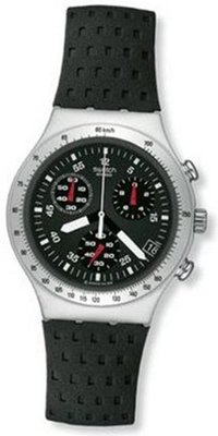 S YCS4024 Black Resin Quartz with Black Dial