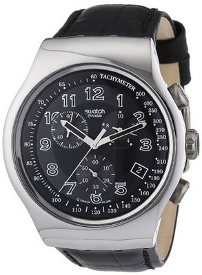 uSwatch S Irony Chrono Your Turn Black YOS440 