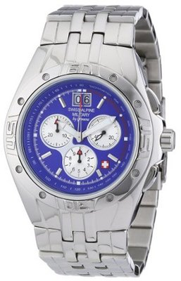 Swiss Alpine Military Quartz EL290 2901.9135SAM with Metal Strap