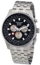 Swiss Alpine Military Quartz PF291 2911.9137SAM with Metal Strap