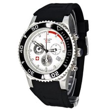 Swiss Alpine Military Quartz TR289 2892.8833SAM with Rubber Strap