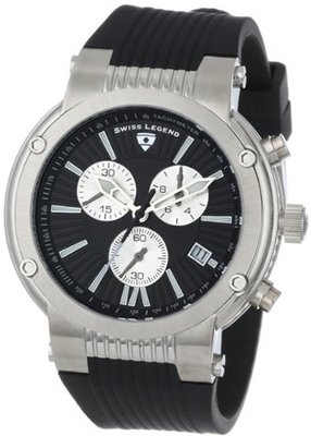 Swiss Legend 10006-01-SB Legato Cirque Collection Chronograph Rubber