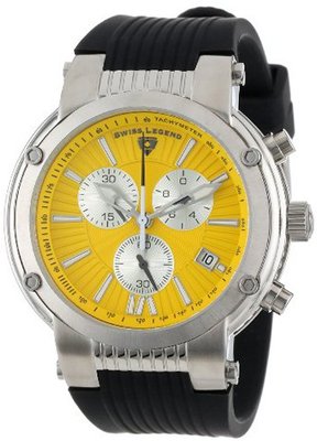 Swiss Legend 10006-07Y-SB Legato Cirque Collection Chronograph Rubber