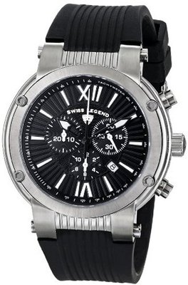 Swiss Legend 10006-GM-01 Legato Cirque Analog Display Swiss Quartz Black