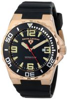 Swiss Legend 10008-RG-01-BB Expedition Black Silicone