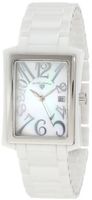 Swiss Legend 10034-WWSA "Bella" White Ceramic and Mother-Of-Pearl