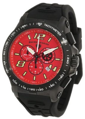 Swiss Legend 10040-BB-05 Sprint Racer Chronograph Red Dial