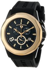 Swiss Legend 10042-BB-01-GB Monte Carlo Chronograph Black Textured Dial Black Silicone