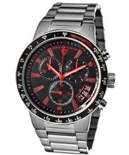 Swiss Legend 10057-GM-11-RDA Endurance Chronograph Black Dial Gunmetal Ion Plated Stainless Steel