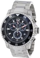 Swiss Legend 10063-11 Sergeant Chronograph Black Dial Stainless Steel